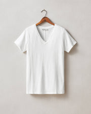 women's premium slub v-neck tee